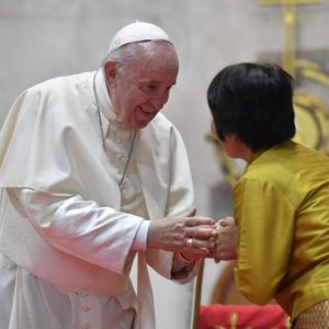 Missionaria di Maria - Saveriana incontra Papa Francesco